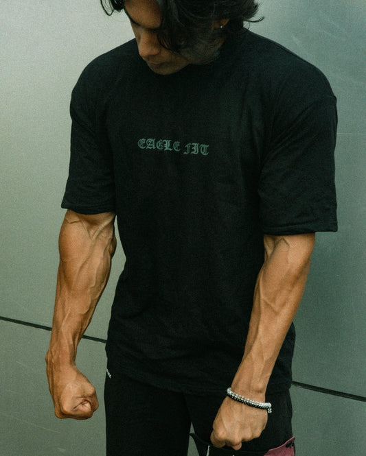 DEATHSEEKER Drop-shoulder T-shirt (black)