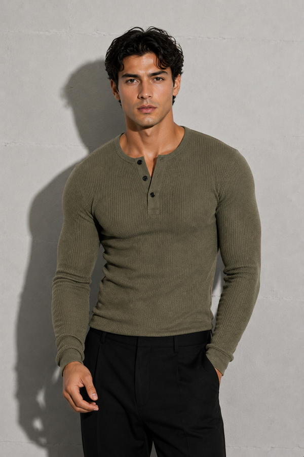 Eagle Fit Apex Henley (Olive)