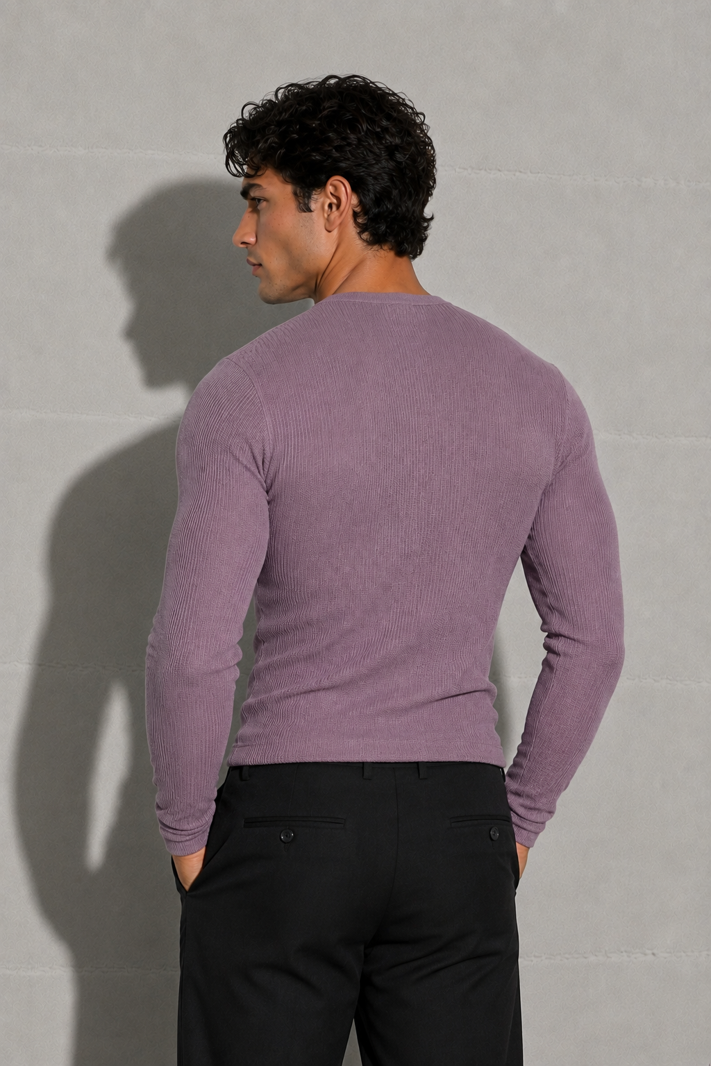 Eagle Fit Apex Henley (Purple)