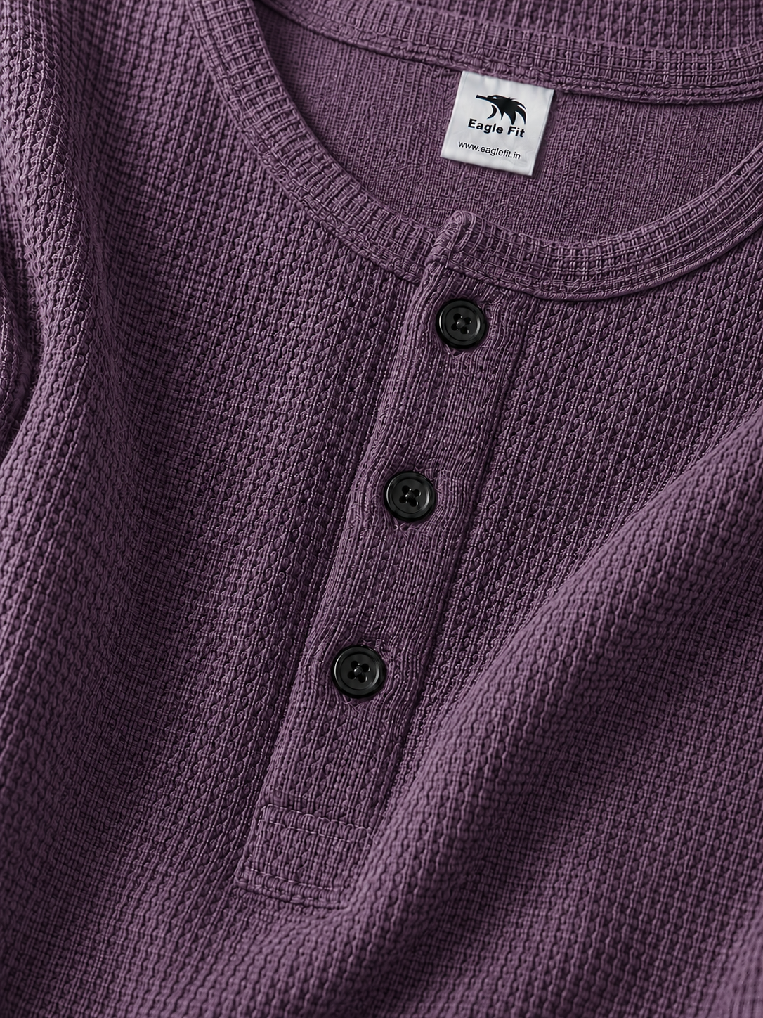 Eagle Fit Apex Henley (Purple)