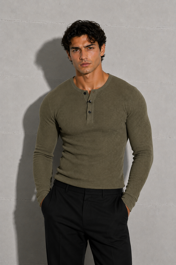 Eagle Fit Apex Henley (Olive)