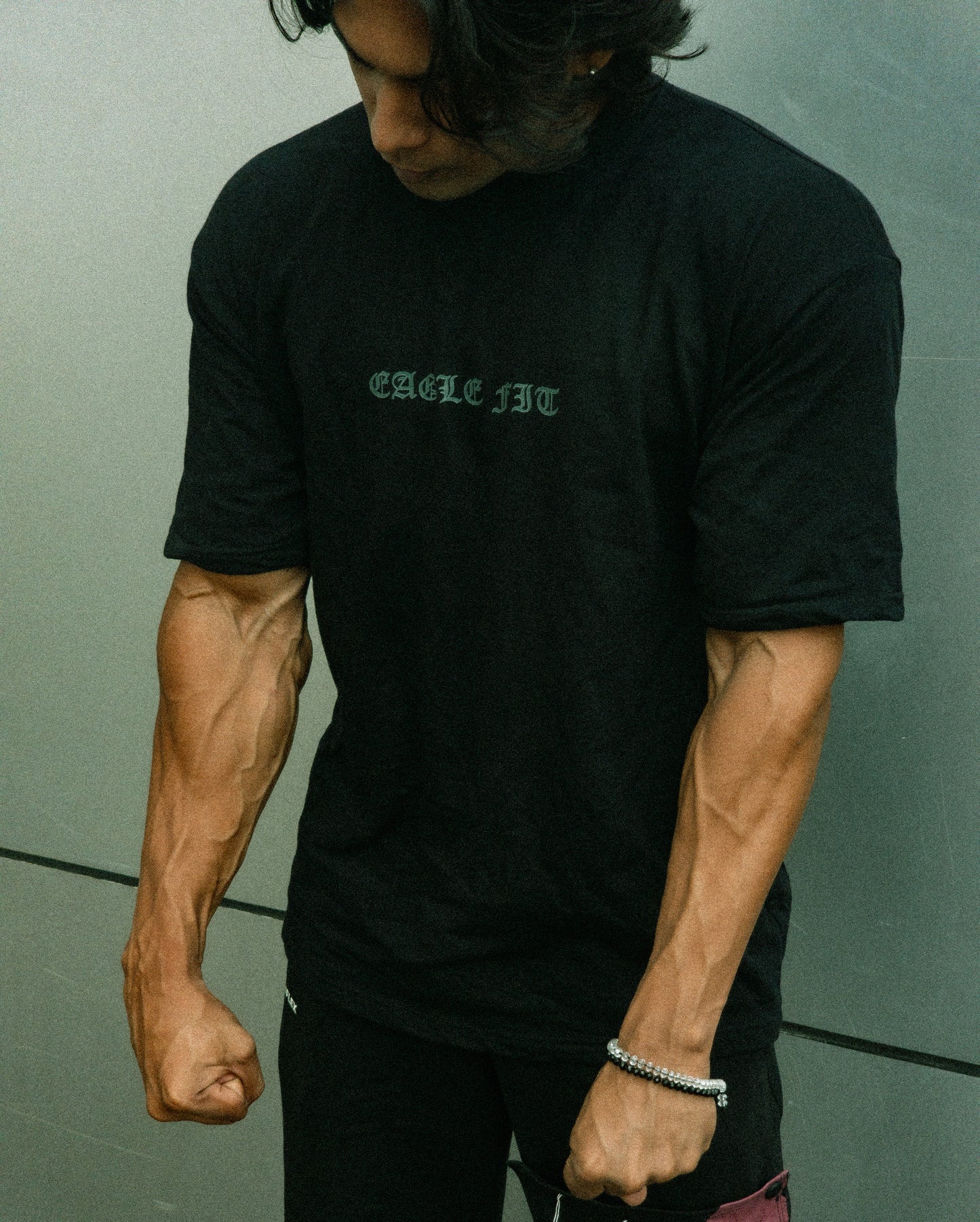 DEATHSEEKER Drop-shoulder T-shirt (black)