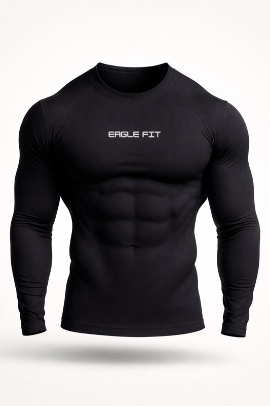 EAGLE FIT Full Sleeves Compression T-shirt (black)