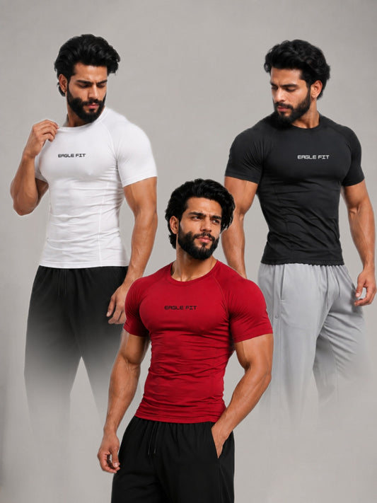 H-Flex Compression Combo (black&white&red)