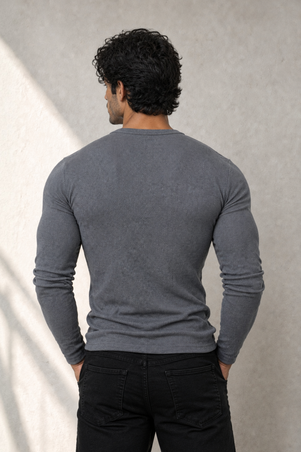 Eagle Fit Apex Henley (Black&grey&brown)