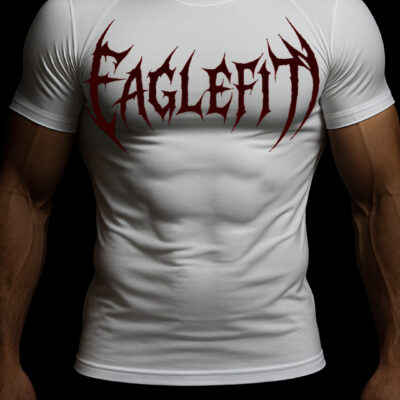EAGLE FIT CoreX (white- dark red print)