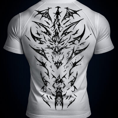 EAGLE FIT DragonX (white- black print)
