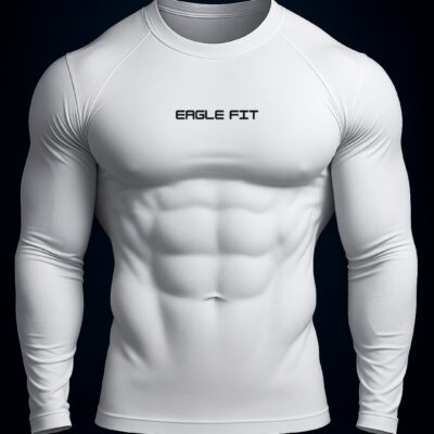 EAGLE FIT Full Sleeves Compression T-shirt (white)