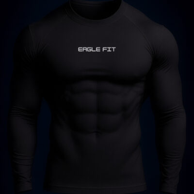 EAGLE FIT Full Sleeves Compression T-shirt (black)